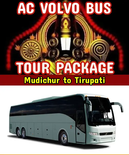 Tirupati One Day Trip from Mudichur by Bus